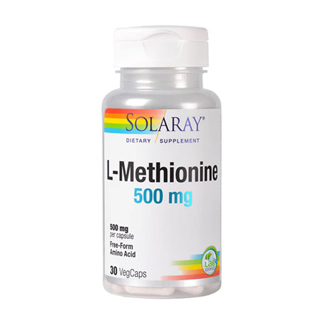 L-Methionine 500mg 30 cps, Solaray