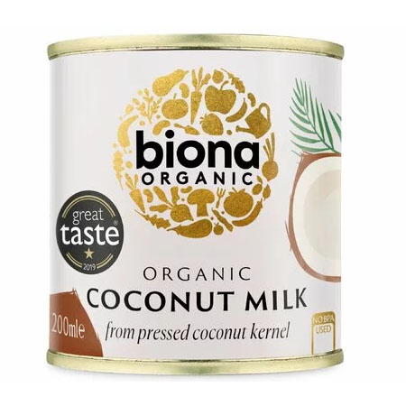 Lapte de cocos bio 200ml, Biona