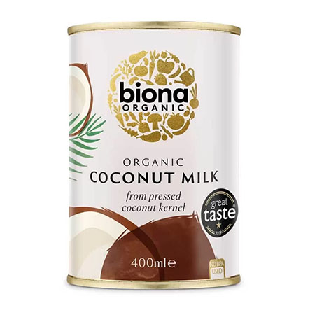 Lapte de cocos bio 400ml, Biona 