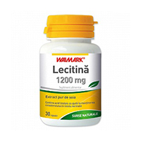 Lecitina 1200 mg 80 gelule, Walmark