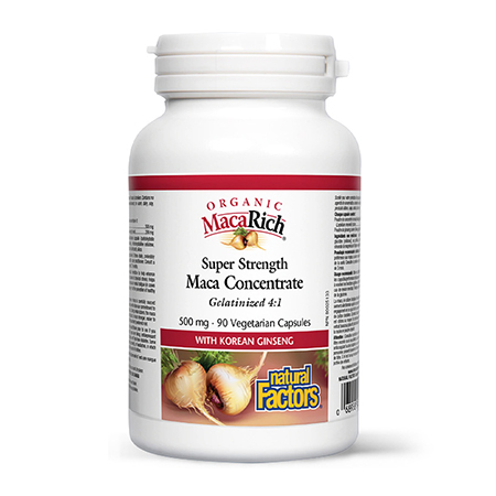 Maca Concentrat 90 cps, Natural Factors