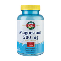 Magnesium 500mg 60 cps, KAL