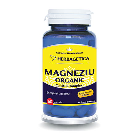 Magneziu Organic 60 cps 