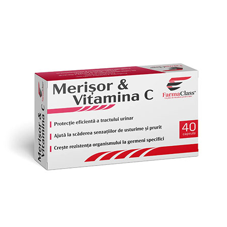 Merisor & Vitamina C 40 cps, Farmaclass