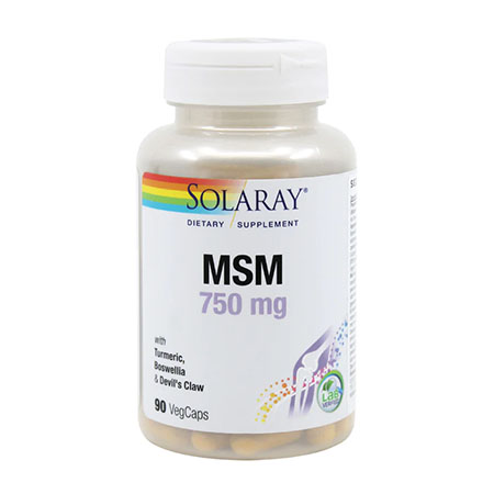 MSM 750mg 90 cps, Solaray