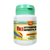 Multivitamine Multiminerale 30 cps, Cosmo Pharm