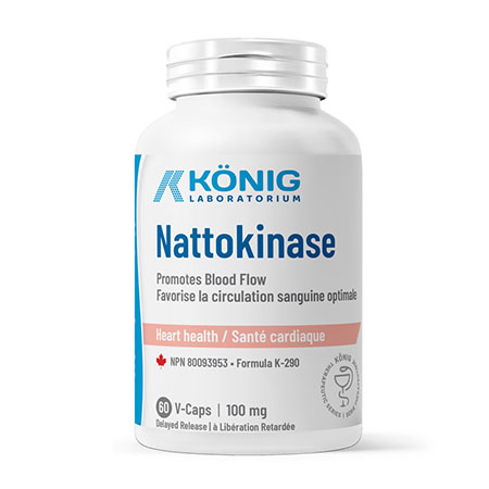 Nattokinase (nattokinaza) forte 100mg 60 cps, Konig Nutrition