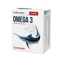 Omega 3 cu ulei de peste 30 cps, Parapharm