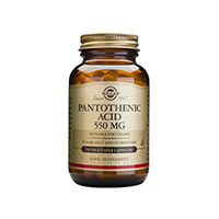 Pantothenic acid 550mg 50 cps, Solgar