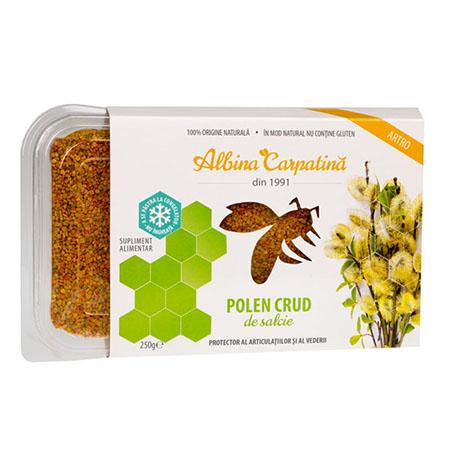 Polen crud salcie 250g, Albina Carpatina