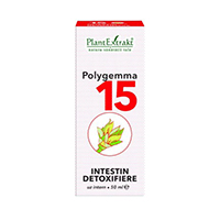 Polygemma 15 - Intestin detoxifiere 50ml, Plantextrakt