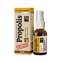 Propolis cu Argint Coloidal fara alcool spray 20ml, Dacia Plant