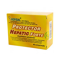 Protector hepatic forte 40 cpr, Hofigal