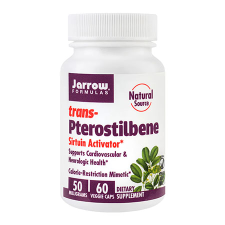 Trans-Pterostilbene 50mg 60 cps, Jarrow Formulas