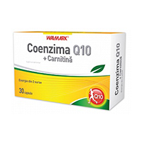 Coenzima Q10 + Carnitina 30 cps, Walmark