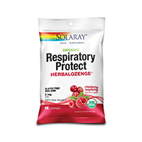 Respiratory Protect HerbaLozenge Cranberry Raspberry 18 dropsuri, Solaray