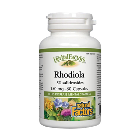 Rhodiola (Rodiola) 150mg 60 cps, Natural Factors