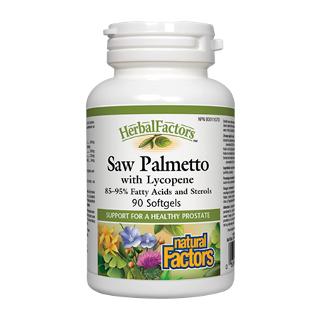 Saw Palmetto Forte 500mg 90 cps, Natural Factors