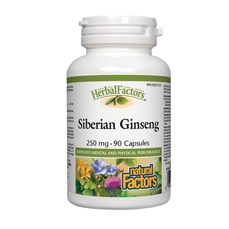 Siberian Ginseng (Tigru) 250mg 90 cps, Natural Factors