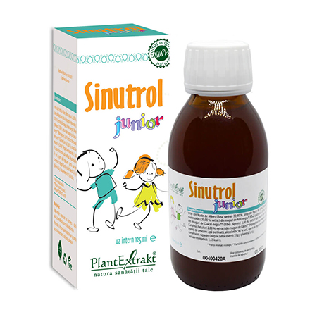 Sinutrol junior - Sirop 125ml, Plantextrakt