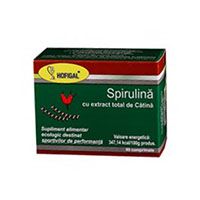 Spirulina cu extract total de catina 40 cpr, Hofigal 