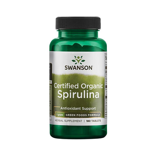 Spirulina 100% Certificata Organic 180 tbl, Swanson