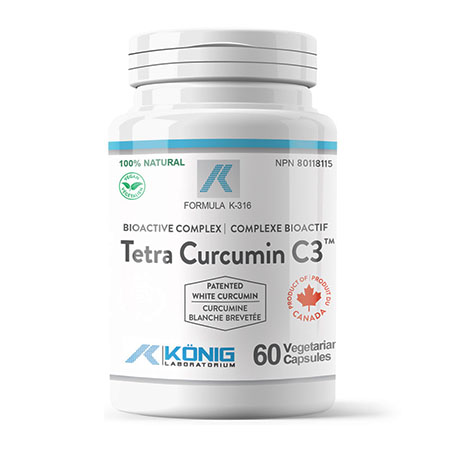 Tetra Curcumin - C3 Curcumin alb 60 cps, Konig
