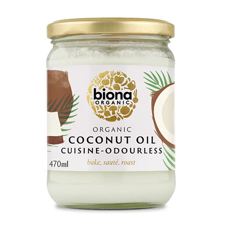 Ulei de cocos dezodorizat pentru gatit bio 470g, Biona