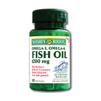 Ulei de peste 1200 mg, Omega 3 30 cps