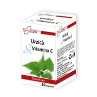 Urzica & Vitamina C 30 cps