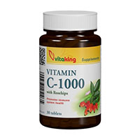 Vitamina C 1000mg cu macese 30 cpr, Vitaking