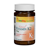 Vitamina K2 Naturala 90 mcg 30 cps, Vitaking