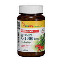Vitamina C 1000 mg cu absorbtie lenta 60 cpr, Vitaking