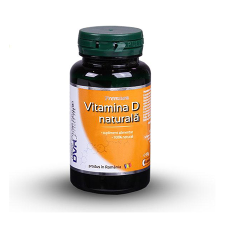 Vitamina D naturala 60 cps, DVR Pharm