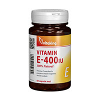 Vitamina E - Naturala 400UI 60 cps, Vitaking