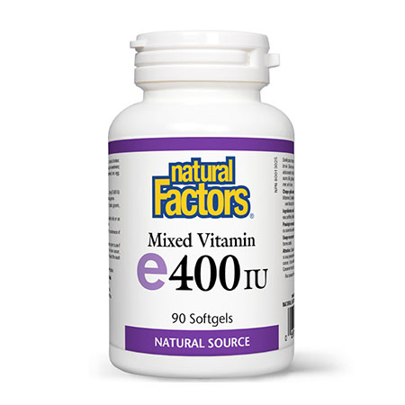 Vitamina E400 mix (Complex de vitamine E) 400UI 90 cps moi, Natural Factors