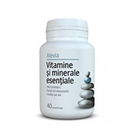 Vitamine si minerale esentiale 40 cpr, Alevia