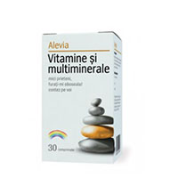 Vitamine si multiminerale 30 cpr, Alevia