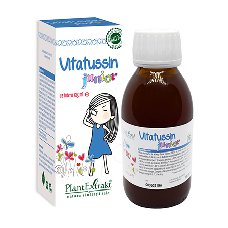 Vitatussin Junior - Sirop de tuse pentru copii 125ml, Plantextrakt