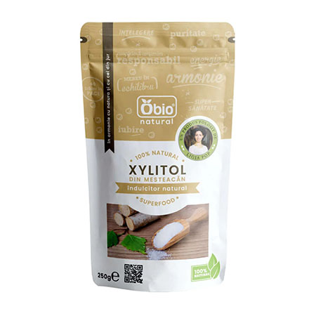 Xylitol (zahar mesteacan) 250g, Obio