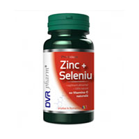 Zinc + Seleniu cu Vitamina C naturala 60 cps